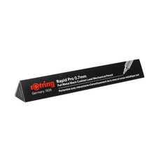 Load image into Gallery viewer, Rotring Mechanical Pencil Rapid PRO Matte Black barrel HB 0.7 mm