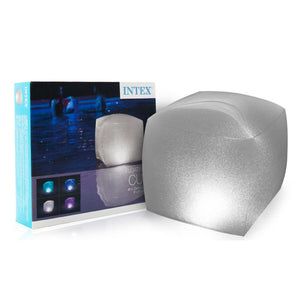 Intex 28694 Floating LED Cube with Multi-Color Illumination