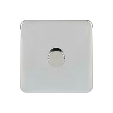Load image into Gallery viewer, Schneider Electric Lisse Screwless Single 2 Way Dimmer 400W Polished Chrome