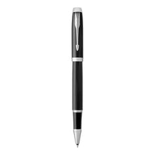 Load image into Gallery viewer, Parker IM Rollerball Pen Black Lacquer Fine Point Black Ink Gift Box