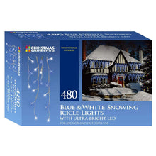 Load image into Gallery viewer, Christmas 480 LED Snowing LED Icicle Outdoor Chaser Lights