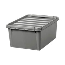 Load image into Gallery viewer, Orthex SmartStore Plastic All Purpose Storage Grey Box, Recycled 15 - 14L