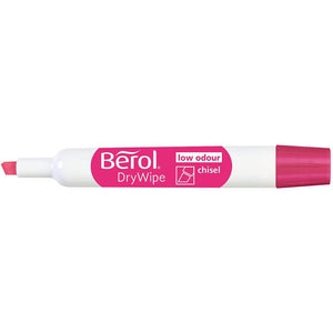 Berol Whiteboard Marker Dry Wipe Medium Chisel Tip Assorted Inks 96 Pack