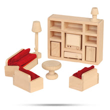 Load image into Gallery viewer, Beluga Classics Wooden Doll House Furniture Living Room