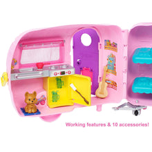 Load image into Gallery viewer, Barbie® Club Chelsea Playset with Doll, Puppy, Car, Camper and Accessories