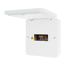 Load image into Gallery viewer, Schneider Electric Easy9+ EZ9E4MCU Consumer Unit 4 Way Surface Mount Metal
