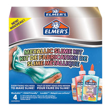 Load image into Gallery viewer, Elmer’s Slime Kit Metallic 4pcs Set Including Metallic PVA Glue &amp; Magical Liquid