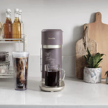 Load image into Gallery viewer, Breville Iced + Hot Filter Single-serve coffeemaker with Cups and Straw