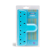 Load image into Gallery viewer, Status 4 Way Cable Free Socket Adapter 1 Pack - Light Blue