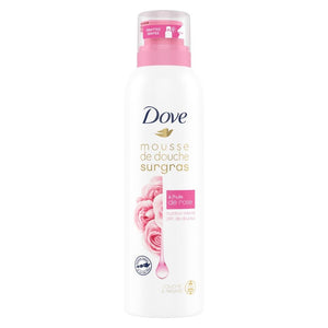 2 Pack of 200ml Dove Shower and Shave Rose Shover Mousse with Rose Oil