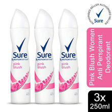 Load image into Gallery viewer, Sure Women Motion Sense Antiperspirant Deodorant, 3 Pack, 250ml