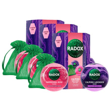 Load image into Gallery viewer, Radox Calming Bath Bomb Duo Gift Set with Geen Infuser Bag, Gift for her