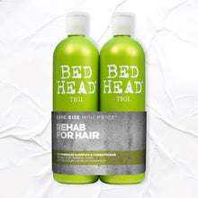 Load image into Gallery viewer, Tigi Bed Head Shampoo and Conditioner Sets + 2 pumps