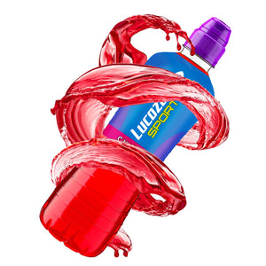 12 Pack of Lucozade Cherry Kick Isotonic Sports Drink, 500ml