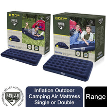 Load image into Gallery viewer, Bestway Pavillo Inflation Outdoor Camping Air Mattress Single or Double Air Bed