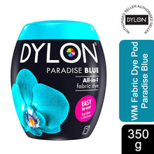 Load image into Gallery viewer, DYLON Washing Machine Fabric Dye Pod, Paradise Blue, 1pk of 350g