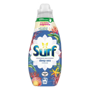 8x 24W Surf Long Lasting Fragrance Liquid Detergent 648ml, Total 192W