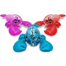 Load image into Gallery viewer, Doodle 11&quot; Glitzies Lobster Magic Sequin Plush, Assorted Colours