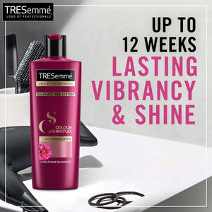3x of 400ml TRESemme ProCollection Colour Shineplex SulphateFree LowFoam Shampoo