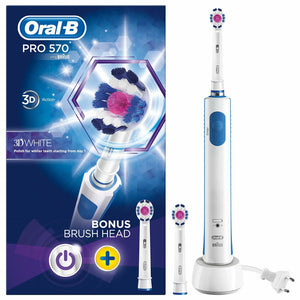 Oral B Pro 570 Electric Toothbrushes with Refill Heads