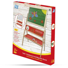 Load image into Gallery viewer, Beluga Standing Easel  Double Sided Wooden Learning Board, 1pk
