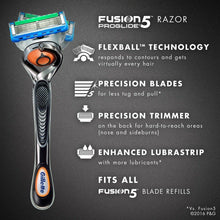 Load image into Gallery viewer, Gillette Fusion ProGlide Mens Manual Shaving Razor, Precision Blades, Flexball