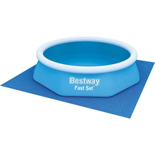 Load image into Gallery viewer, Bestway Flowclear Pool Floor Protector Square Ground Sheet 274x274 cm, Blue
