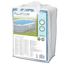 Load image into Gallery viewer, Flowclear Self Floating Solar Pool Cover Tarpaulin 4.27m x 2.50m x 1.00m, Blue