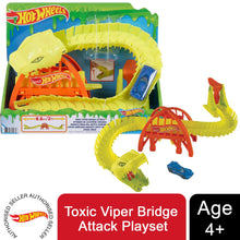 Load image into Gallery viewer, Hot Wheels Toxic Viper Bridge Attack Playset