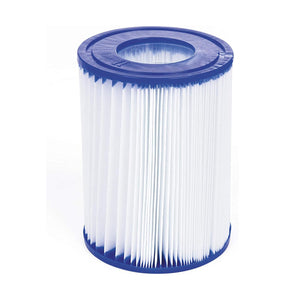 Bestway Round Steel Pro Blue or Steel Pro MAX Stone Wall Pool with Filter Pump