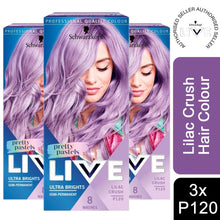 Load image into Gallery viewer, 3x Schwarzkopf Live Ultra Brights Semi-Permanent Colour Hair Dye