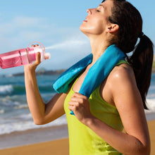 Load image into Gallery viewer, SportZ Leak Proof Travel Water Bottle with Spray Function - 400ml (Pink | Blue | Green)