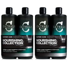 Load image into Gallery viewer, Catwalk by Tigi Oatmeal &amp; Honey Nourishing Shampoo and Conditioner 2x750ml, 2pk