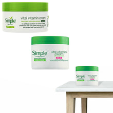 Load image into Gallery viewer, 2x of 50ml Simple Kind to Skin VitalVitaminCream for Day&amp;Night for SensitiveSkin