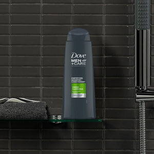 Dove Men+Care Fortifying Shampoo, Thickening/Fresh 2in1, 3pk, 400ml