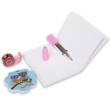 Load image into Gallery viewer, Kreative Kids Owl Notebook Set with Lipstick Pen, Art Tap &amp; Memo Pad