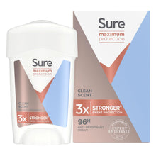 Load image into Gallery viewer, 6x 45ml Sure Women 96 H Anti-Perspirant Deodrant Cream For Maximum Protection