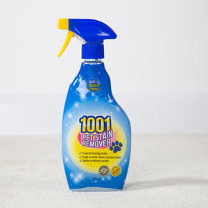 1001 Pet Stain Remover 500ml Spray x6, Tough on Pet Stains, Gentle on Carpets