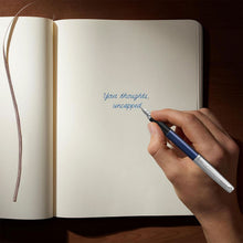 Load image into Gallery viewer, Parker Jotter Fountain Pen Royal Blue Medium Nib Blue Ink Gift Box