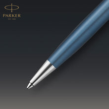 Load image into Gallery viewer, Parker Sonnet Ballpoint Pen Premium Metal 18K Gold Nib Black Ink Gift Box
