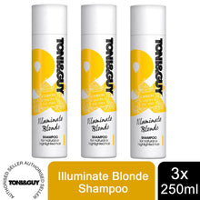 Load image into Gallery viewer, 3 Pack of 250ml Toni &amp; Guy Fibre Strengthening Shampoo for All Types of Hair