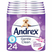 Load image into Gallery viewer, Andrex Toilet Roll Skin Kind, Gentle Clean, Classic or Supreme Quilts, 96 Rolls