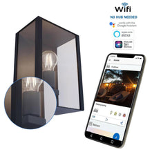 Load image into Gallery viewer, 4lite WiZ Connected A60 Amber White WiFi LED Smart Bulb with Modern Outdoor IP44