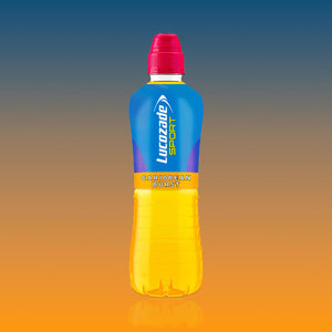 12 Pack of Lucozade Sport Caribbean Burst Sports Drink, 500ml