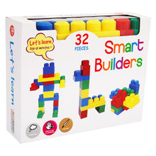 Load image into Gallery viewer, Let&#39;s Learn 32pcs Smart Builders, Gift for kids Multi-coloured