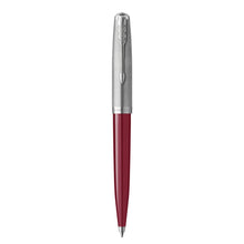 Load image into Gallery viewer, Parker 51 Ballpoint Pen Burgundy Barrel Chrome Trim Medium Black Ink GiftBox