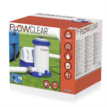 Load image into Gallery viewer, Bestway Flowclear 2500gal Capacity Filter Pump Swimming Pool, Multi-coloured