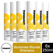 Load image into Gallery viewer, 6 Pack of 250ml Toni &amp; Guy Fibre Strengthening Shampoo for All Types of Hair