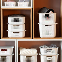 Load image into Gallery viewer, 2 of Each SmartStore Recycled20 Storage Box 13L &amp; Basket PlasticLid,White