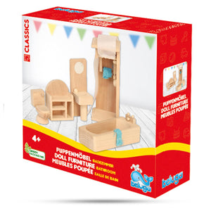 Beluga Classics Wooden Doll House Furniture For Bathroom